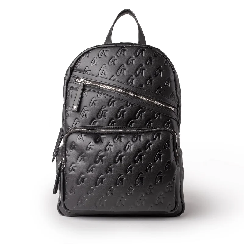 MONOGRAM UNISEX BACKPACK - BLACK