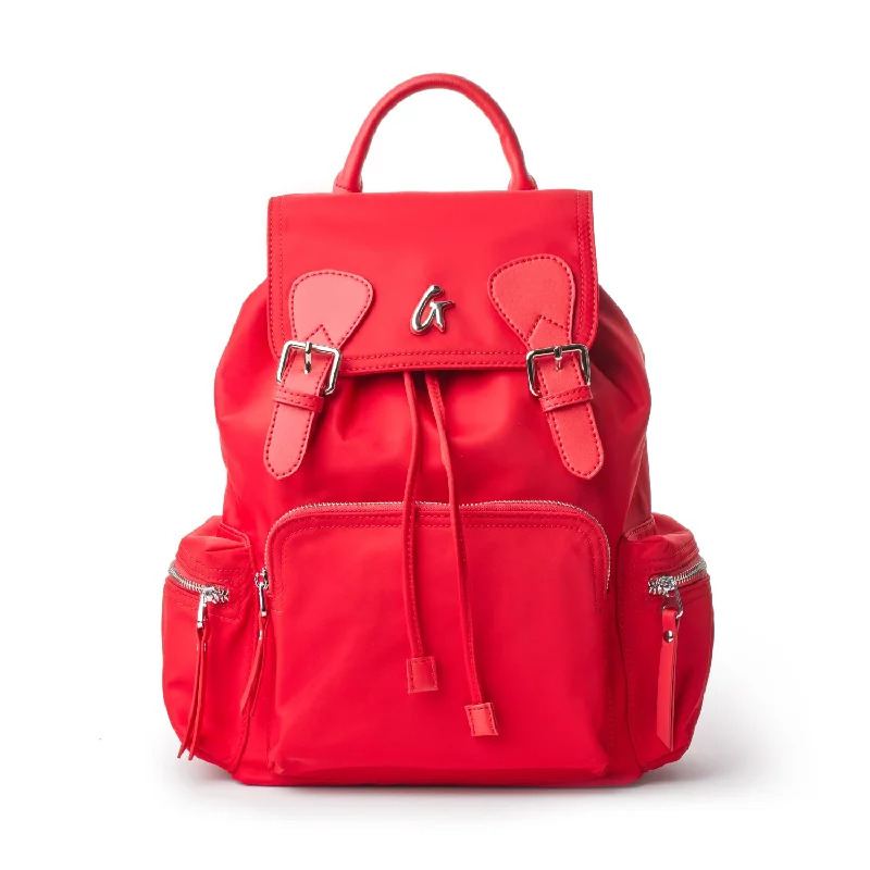 NYLON BACKPACK - RED