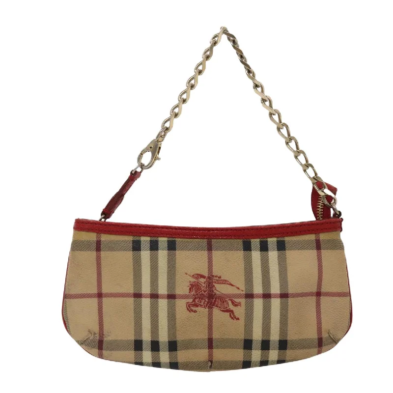 BURBERRY Haymarket Clutch Bag