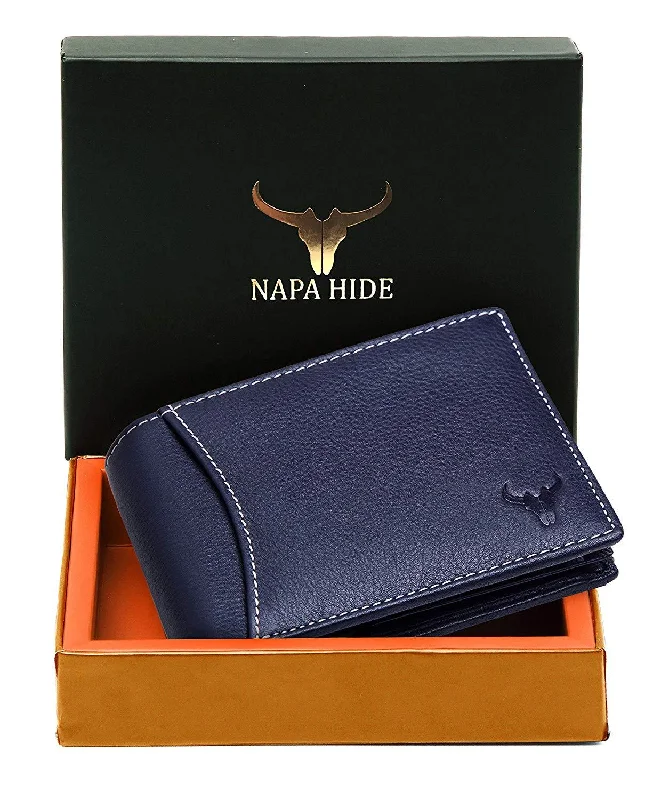 Napa Hide Blue Men's Wallet (NPH006 BLU)