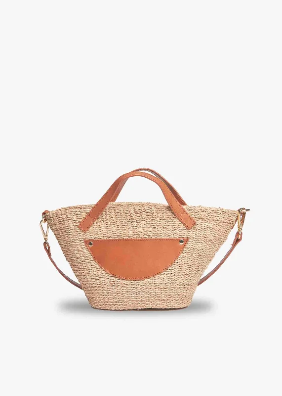 Mini Maya Straw Tote Bag