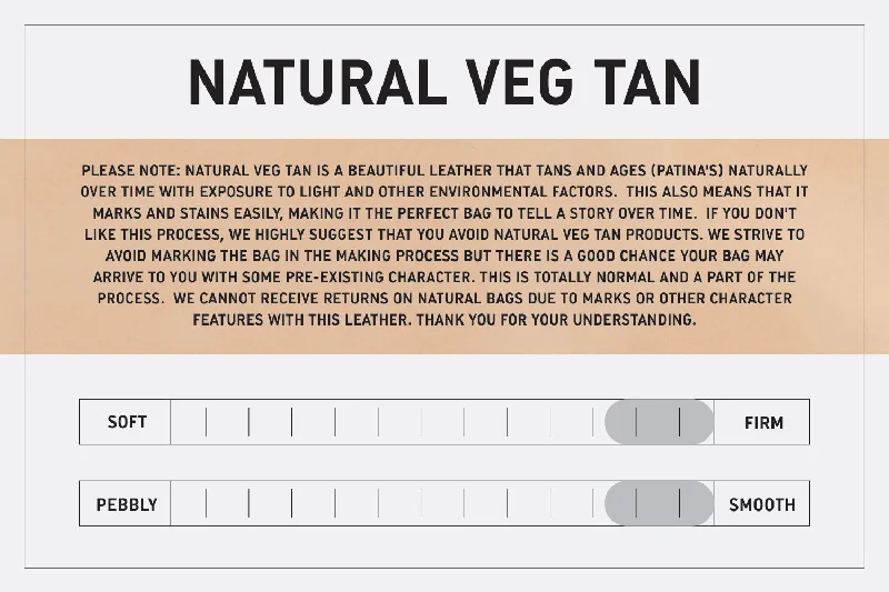 Natural Veg Tan