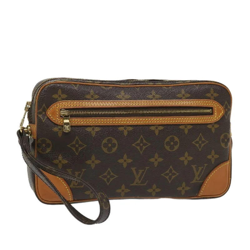 LOUIS VUITTON Monogram Marly Dragonne GM Clutch Bag M51825 LV Auth 57491