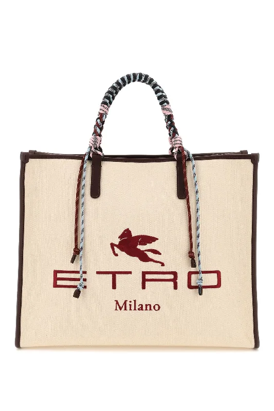 Etro tote bag with braided handles