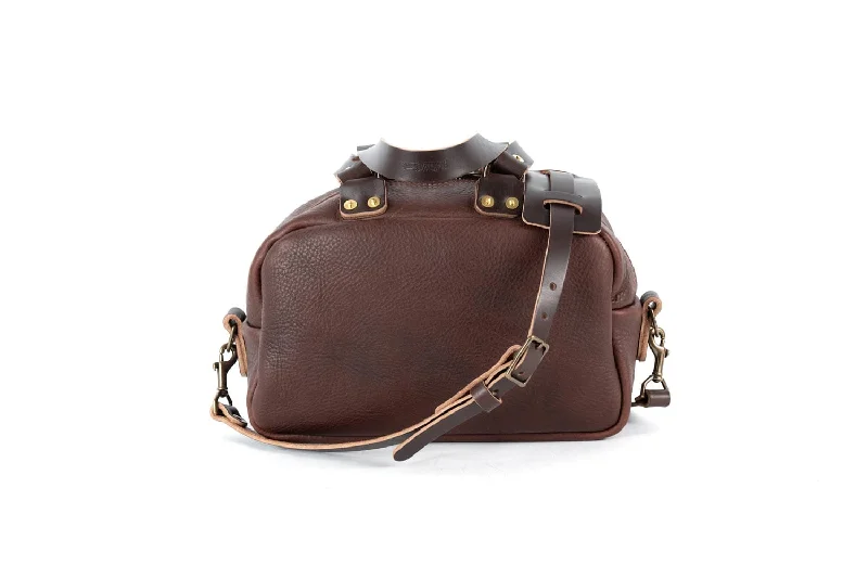 HOFFMAN LEATHER CROSSBODY BAG - MOCHA