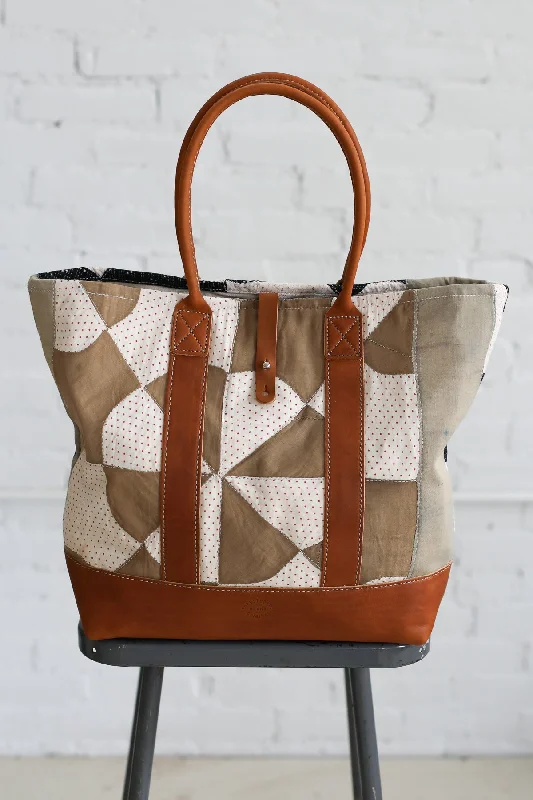 1950's era Salvaged Quilt Top Tote Bag