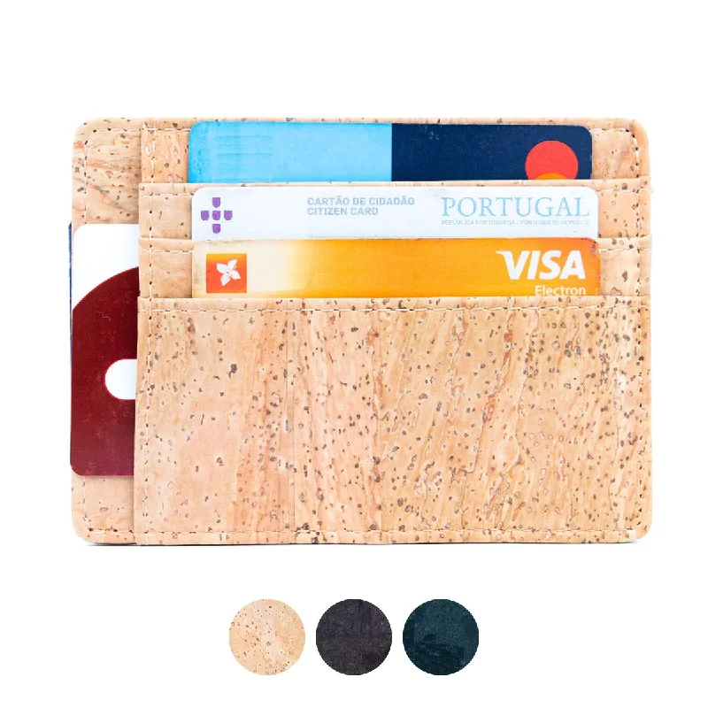 Ultra-Slim Cork Wallet in Three Elegant Colors BAG-2301