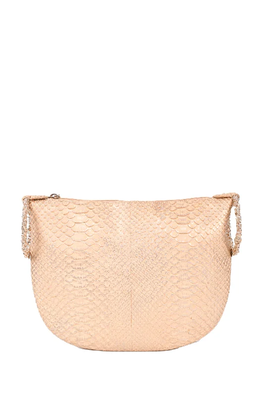 Chanel 2012/13 Gold Python Leather Fortune Cookie Clutch Bag