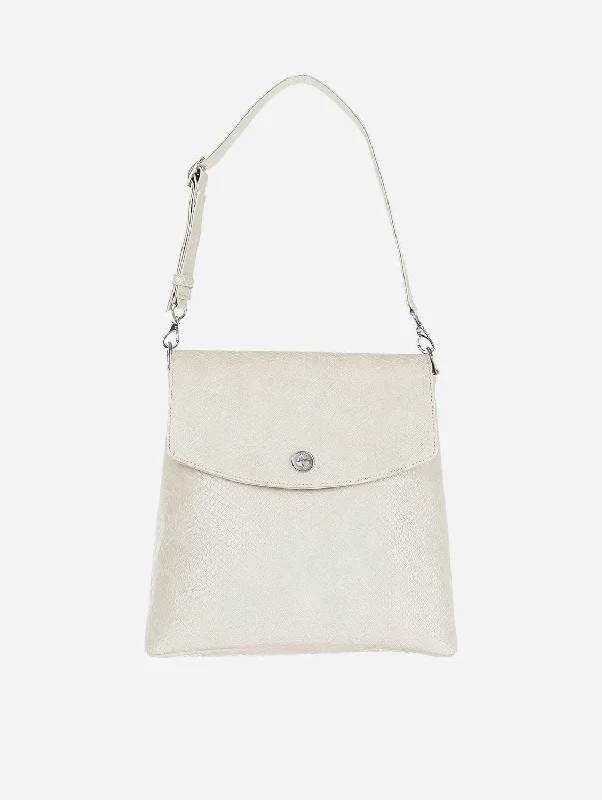 Gemma Vegan Leather Backpack | Cream