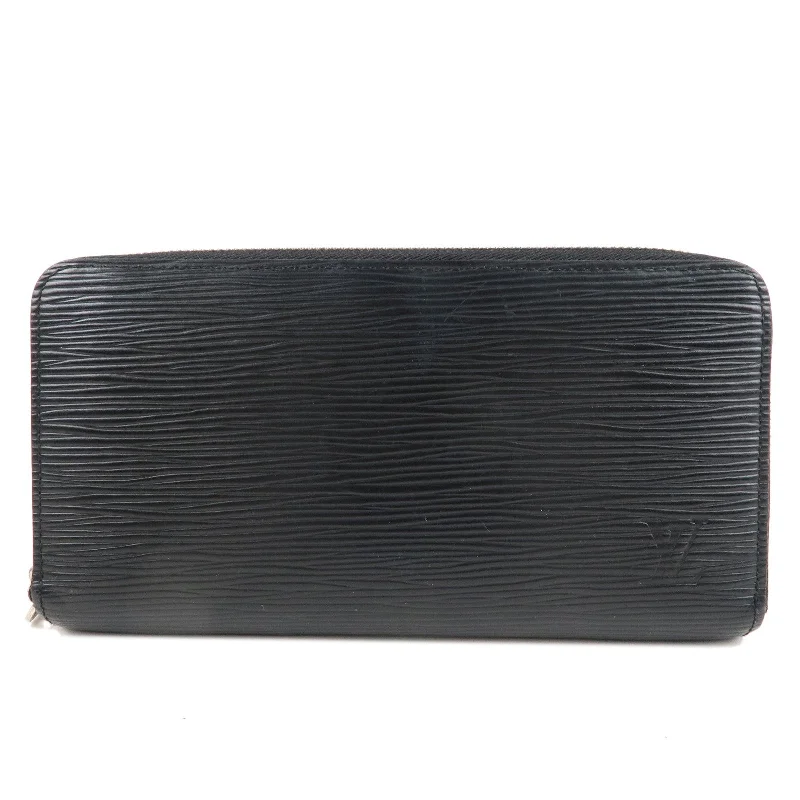 Louis Vuitton Epi Zippy Wallet Zip Round Wallet Noir M60072