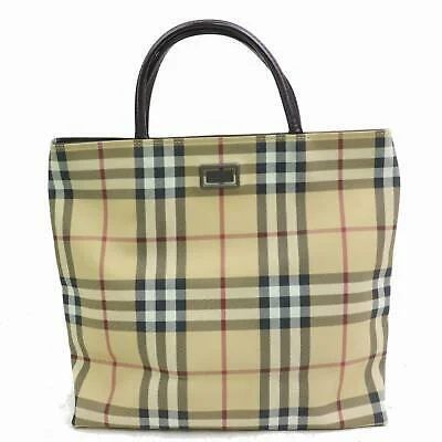 Brand Inspired Burberry London Tote Bag Light Brown PVC