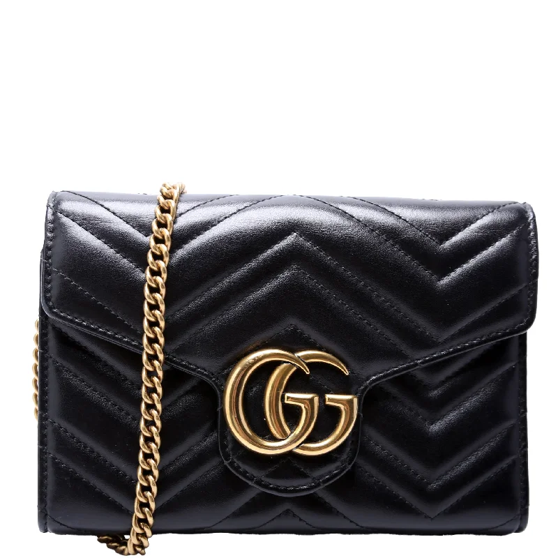 Marmont Chain Wallet Black