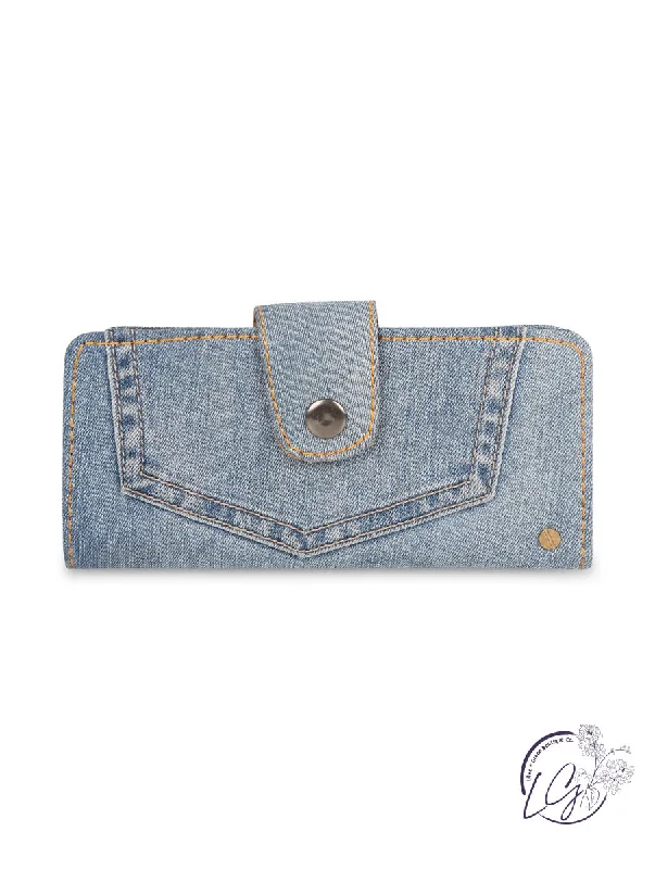 Jane Denim Wallet