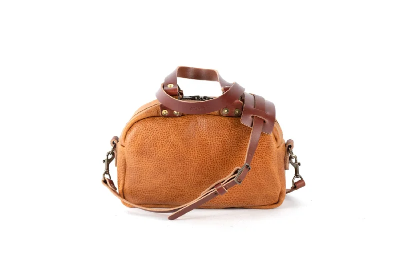 HOFFMAN LEATHER CROSSBODY BAG - HONEY - IN STOCK