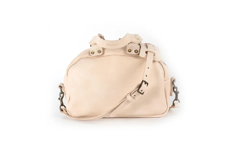 HOFFMAN LEATHER CROSSBODY BAG - NATURAL VEG TAN