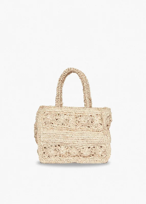 Mini Amina Straw Tote Bag