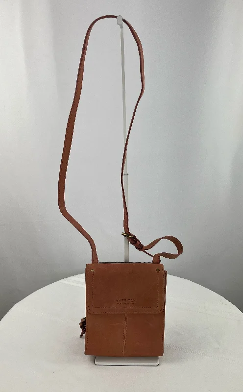 American Leather Co. Kansas Crossbody Go-to Staple Brandy Brown