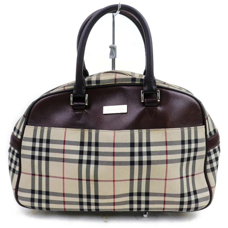 Brand Inspired Burberry London Hand Bag Brown Nylon (SHC7-10949)