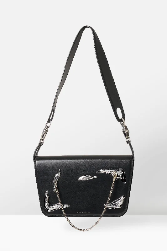 South Island Flap Bag in Black