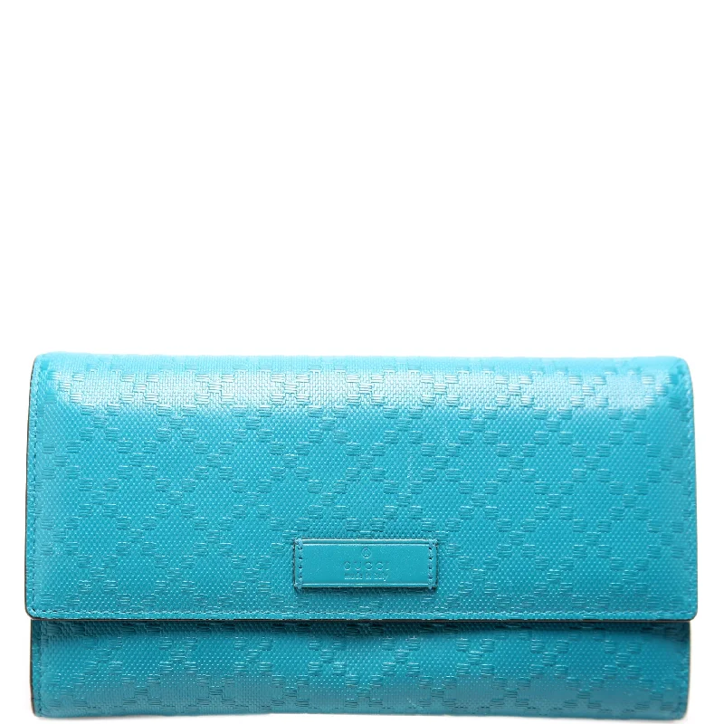 Diamante Long Wallet  Blue