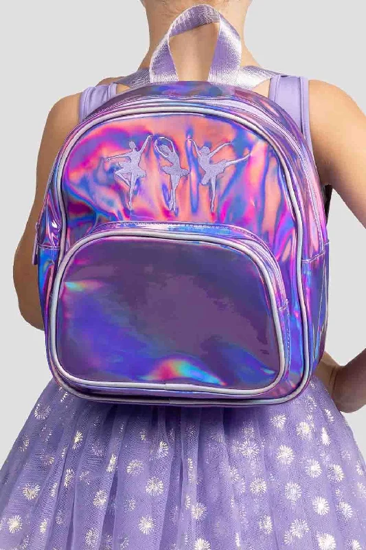 Girls Iridescent Ballerina Backpack