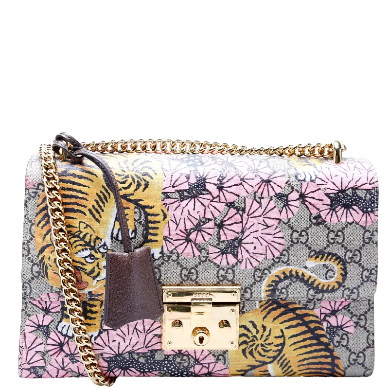 Padlock GG Supreme Bengal Shoulder Medium Multicolor