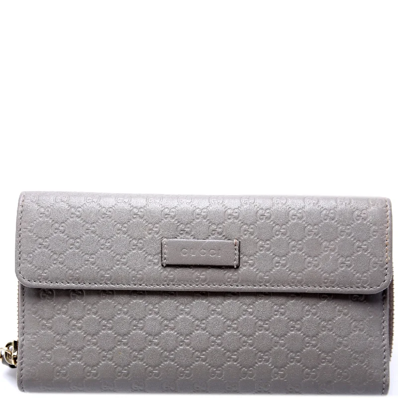 Micro Guccissima Long Wallet