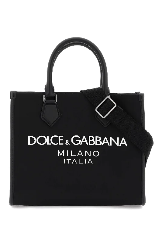 Dolce & gabbana nylon small tote bag