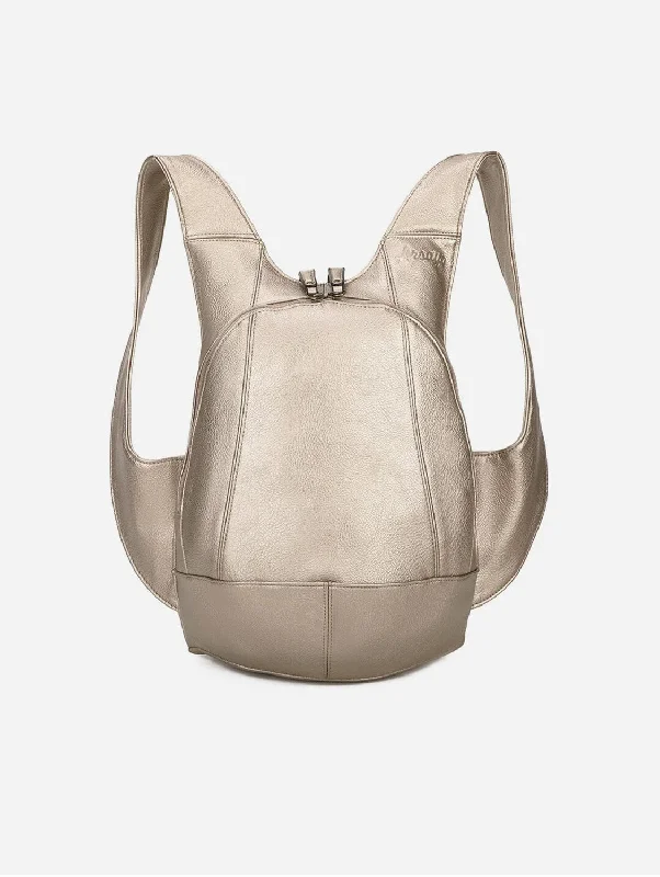 The Original Vegan Leather Backpack | Champagne