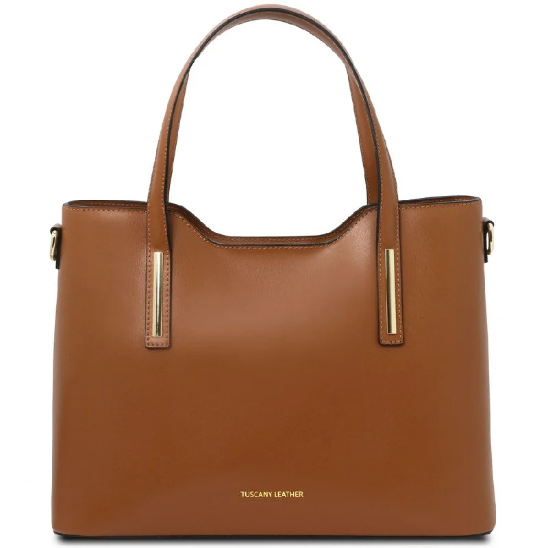 Olimpia Genuine Leather Tote Handbag