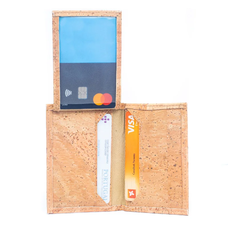 Men's RFID-Blocking Cork Card Wallets BAG-2277