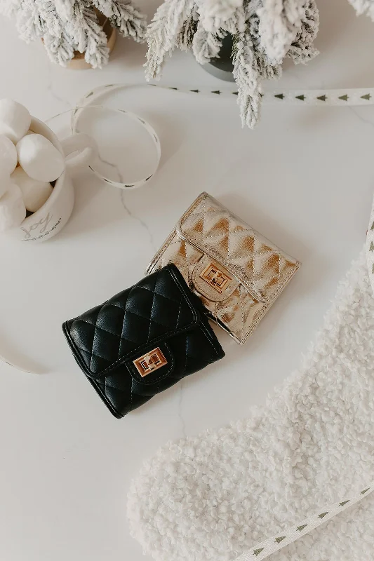 Shantel Quilted Vegan Leather Wallet - FINAL SALE