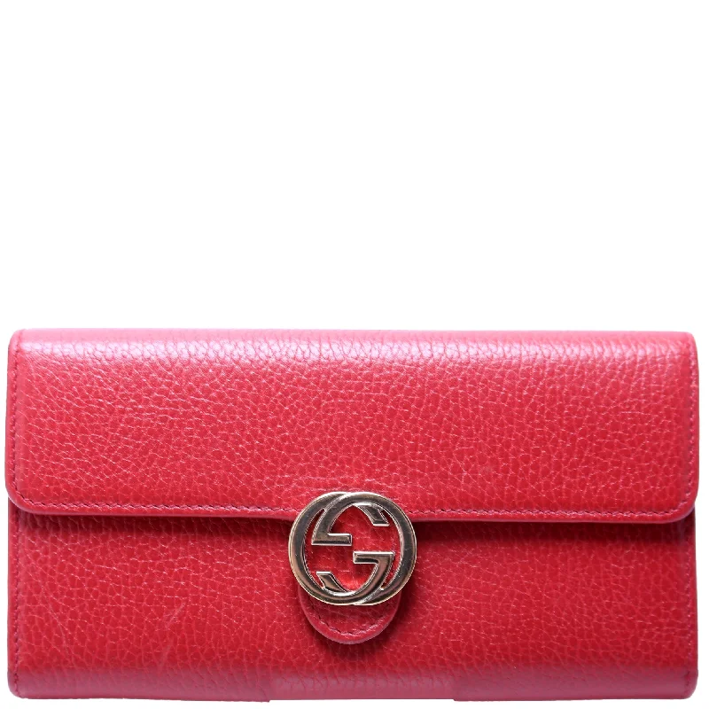 Interlocking GG Continental Wallet