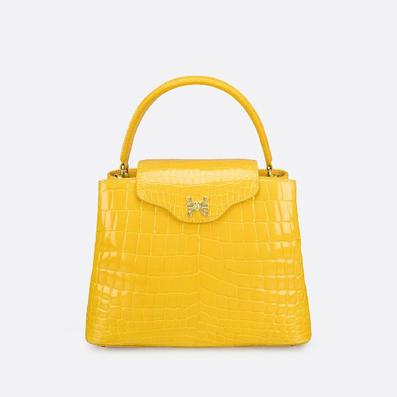 CREST FLAP HANDBAG