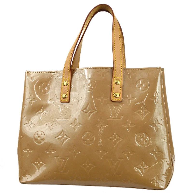 Louis Vuitton 2006 Beige Vernis Reade PM Tote Handbag M91334